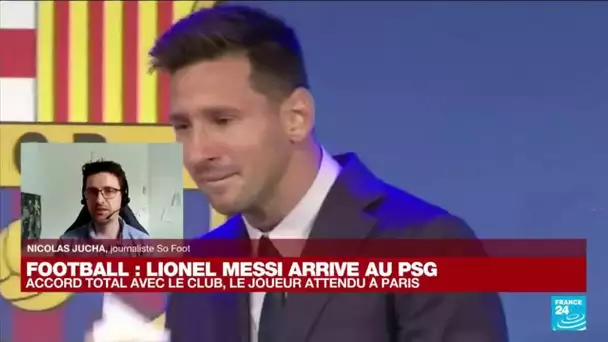 Football : l'arrivée de Lionel Messi au PSG "est un gros coup d'éclat inattendu" • FRANCE 24