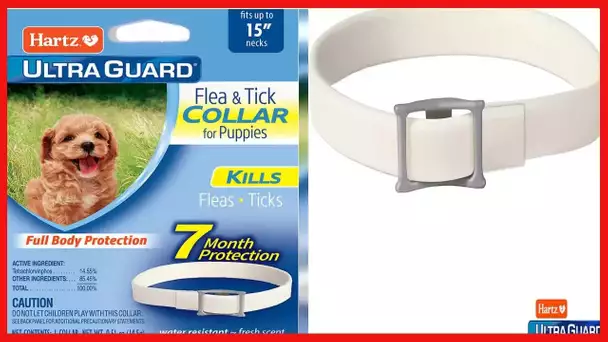 Hartz UltraGuard Flea & Tick Collar for Dogs and Puppies