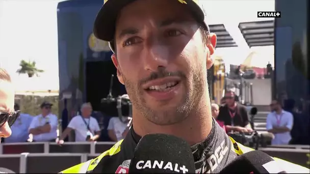 La réaction de Daniel Ricciardo après les qualifications