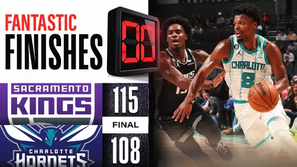 Final 1:56 CLOSE FINISH Kings vs Hornets 👀