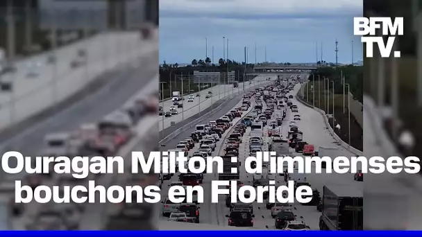 Ouragan Milton: les images des évacuations et des embouteillages monstres en Floride