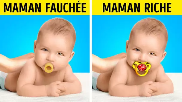 MAMAN RICHE vs MAMAN FAUCHÉE | Comment Être Une Bonne Mère ? Les Meilleurs Trucs Pour Les Parents