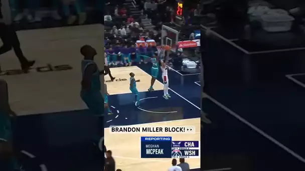 Brandon Miller hustles back for the CHASEDOWN block! ❌ | #Shorts