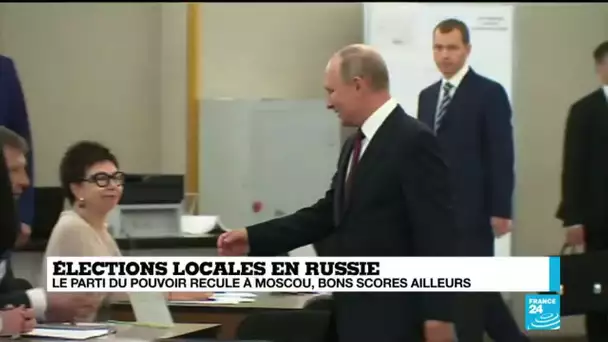 Le parti du pouvoir recule à Moscou après les élections locales