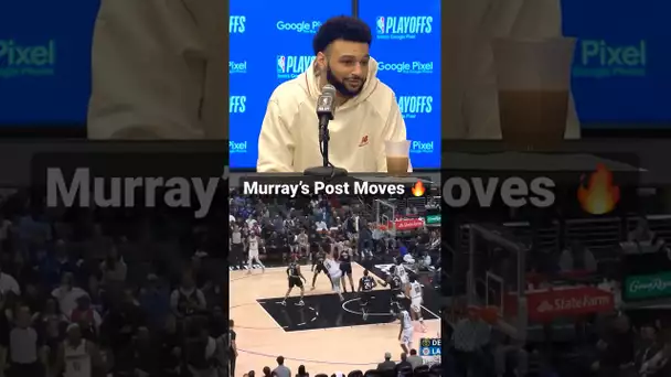 “MJ…Hakeem…Dirk” - Jamal Murray Talks Inspirations For His Post Moves! 🗣 | #Shorts