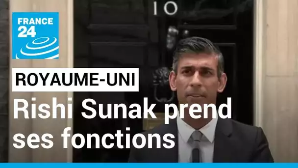 Royaume-Uni : nommé Premier ministre, Rishi Sunak veut réparer les "erreurs" commises sous Liz Truss