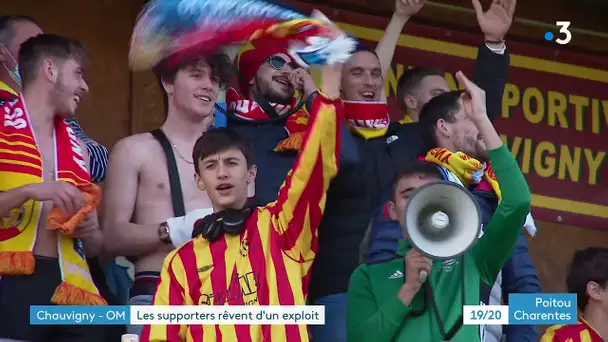 Les supporters de Chauvigny rêvent d'un exploit face à l'OM en 16e de Finales de Coupe de France