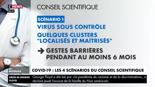 Coronavirus : le conseil scientifique envisage 4 scénarios pour la suite de l'épidémie