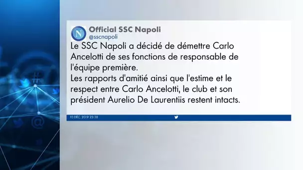 Ancelotti licencié malgré la qualification