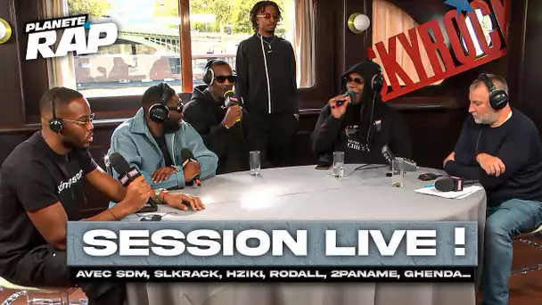 SESSION LIVE avec SDM, Slkrack, 2paname, Juanito CBG, Ghenda, Rodall & HZiki ! #PlanèteRap