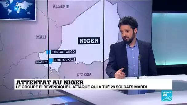 Niger : le groupe EI revendique l'attaque  qui a tué 28 soldats mardi