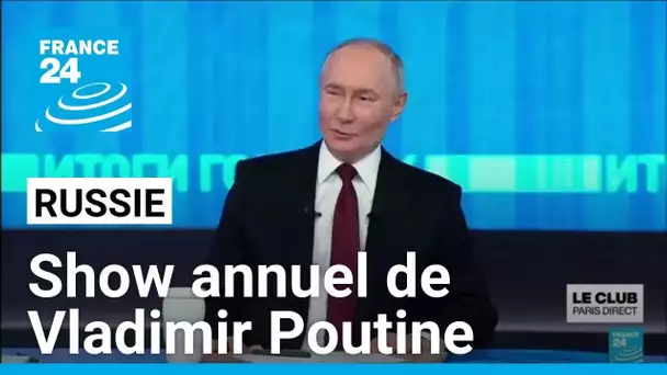 Show annuel de Vladimir Poutine en Russie : un format très particulier • FRANCE 24