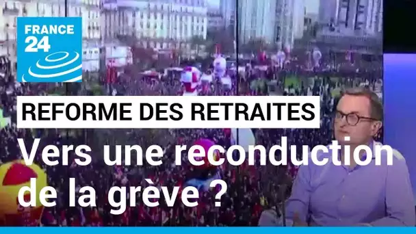 Réforme des retraites : "A priori, on se dirige vers la reconduction de la grève" • FRANCE 24