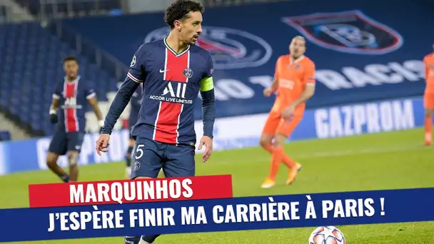 Marquinhos : "J'espère finir ma carrière à Paris !"