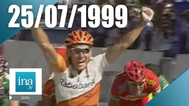 20h A2 du 25 juillet 1999 | Lance Armstrong remporte le Tour de France | Archive INA