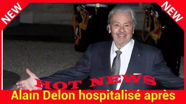 Alain Delon hospitalisé après une lourde chute, sa rééducation est un succès