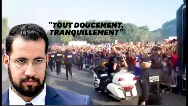 La vidéo inédite de Benalla pour démentir son implication dans la vitesse du bus des bleus