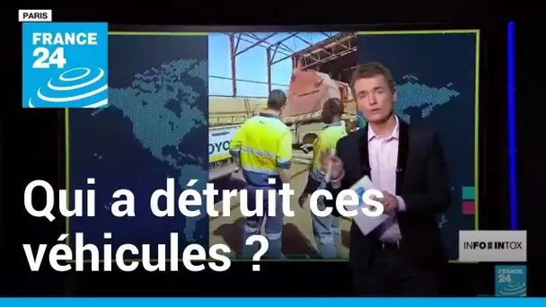 Des véhicules détruits par des Français en Afrique ? • FRANCE 24