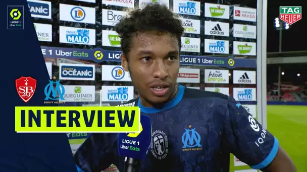 Interview de fin de match :STADE BRESTOIS 29 - OLYMPIQUE DE MARSEILLE (2-3)  / 2020/2021