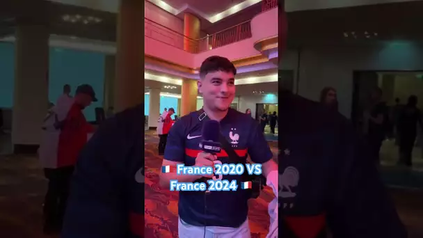 🇫🇷 France 2020 VS 🇫🇷 France 2024 : on a demandé à ce supporteur des Bleus de choisir ! #shorts