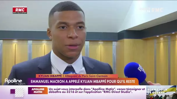 Emmanuel Macron a appelé Kylian Mbappé pour qu'il reste au PSG