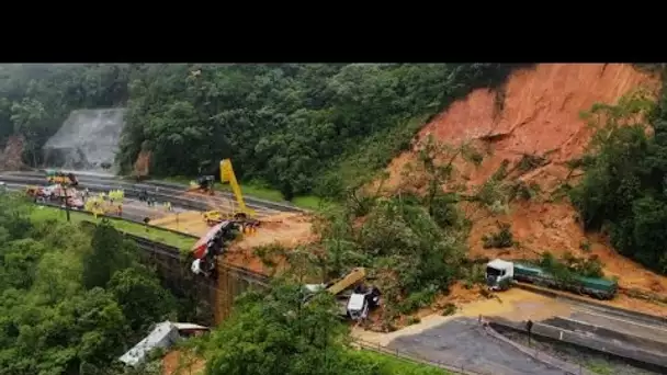 Brésil : un glissement de terrain fait au moins deux morts et des dizaines des disparus