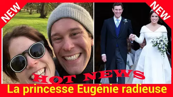 La princesse Eugénie radieuse et amoureuse pour l’anniversaire de son mari Jack