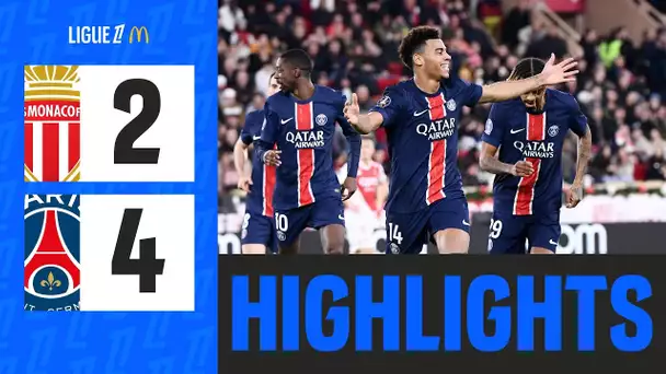 Le PSG S'IMPOSE à Monaco avec un DOUBLÉ de Dembélé | 16ème journée - Ligue 1 McDonald's 24/25