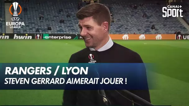 La légende Steven Gerrard au micro CANAL avant Rangers / Lyon