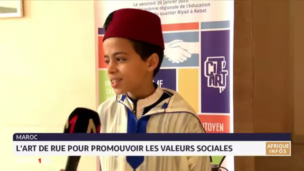 Maroc : L´art de rue pour promouvoir les valeurs sociales