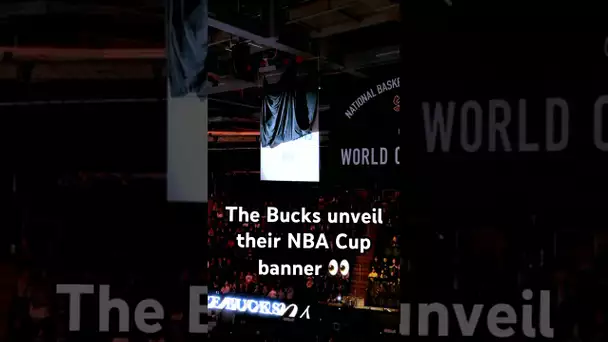 The Bucks unveil their #EmiratesNBACup Banner  👀