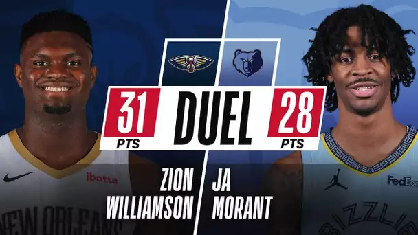 Zion (31 PTS, 7 REB & 6 AST) & Ja (28 PTS, 7 REB & 8 AST) DUEL In Memphis!