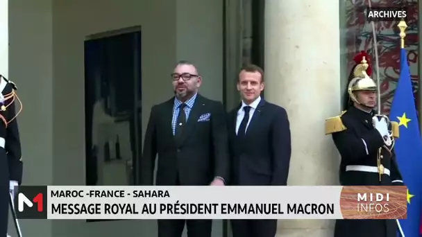 SM le Roi adresse un message à Emmanuel Macron