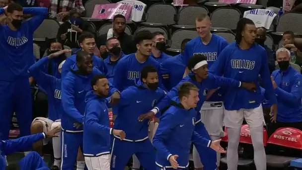 The Bench Reaction To This INSANE Reverse Dunk 😂