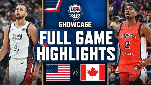 CANADA vs USA | USAB SHOWCASE | FULL GAME HIGHLIGHTS | July 10, 2024