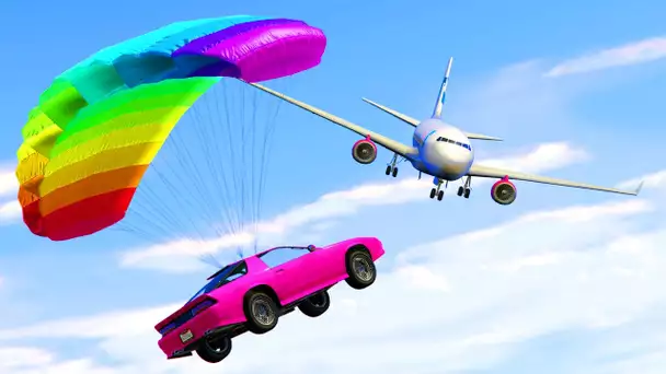 VOITURE PARACHUTE PARKOUR - GTA 5 ONLINE