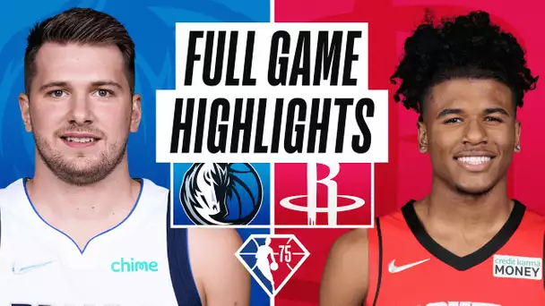 MAVERICKS at ROCKETS | FULL GAME HIGHLIGHTS | March 11, 2022