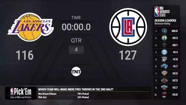 New York Knicks @ Brooklyn Nets | #NBARivalsWeek on TNT Live Scoreboard