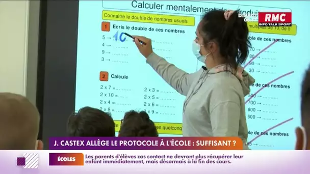 Jean Castex allège le protocole à l'école : suffisant ?