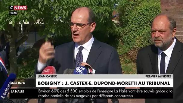 Bobigny : Jean Castex et Éric Dupond-Moretti au tribunal