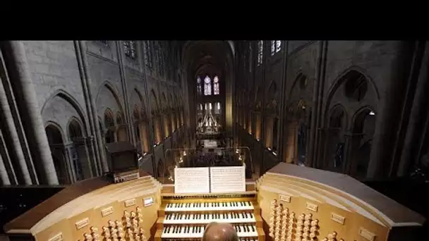 Les travaux de restauration de l'orgue de Notre-Dame de Paris ont commencé