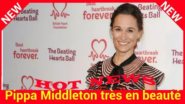 Pippa Middleton très en beauté pour sa première sortie officielle depuis son accouchement