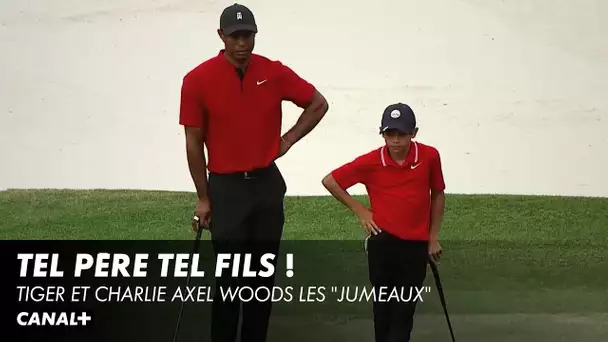 Tiger et Charlie Axel Woods les "jumeaux" - Golf Pga Tour