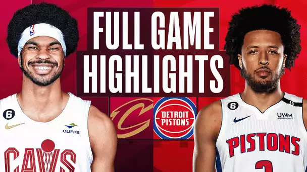 CAVALIERS at PISTONS | NBA FULL GAME HIGHLIGHTS | November 4, 2022