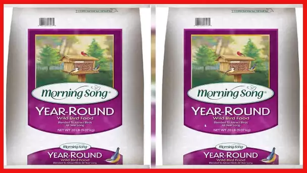 Morning Song 11400 Year-Round Wild Bird Food, 20-Pound