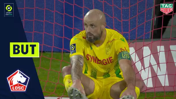 But Nicolas PALLOIS (43' csc - LOSC LILLE) LOSC LILLE - FC NANTES (2-0) 20/21