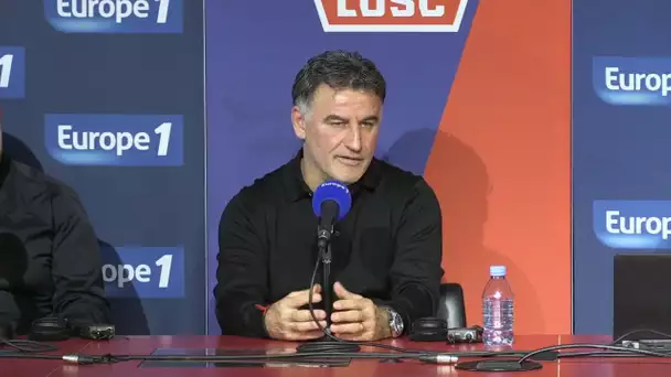 Christophe Galtier sur les objectifs du Losc : "Il faut viser la Ligue des champions"