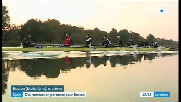 Les rameurs du pôle aviron de Nancy en route pour Boston