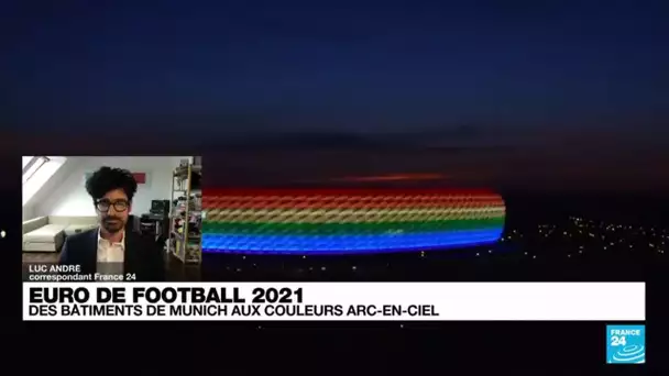 Euro 2021 : des bâtiments de Munich aux couleurs arc-en-ciel ce mercredi soir