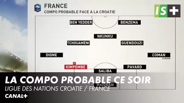 La compo probable face à la Croatie - Ligue des Nations Croatie / France